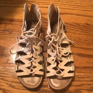 Steve Madden gladiator sandals size seven!